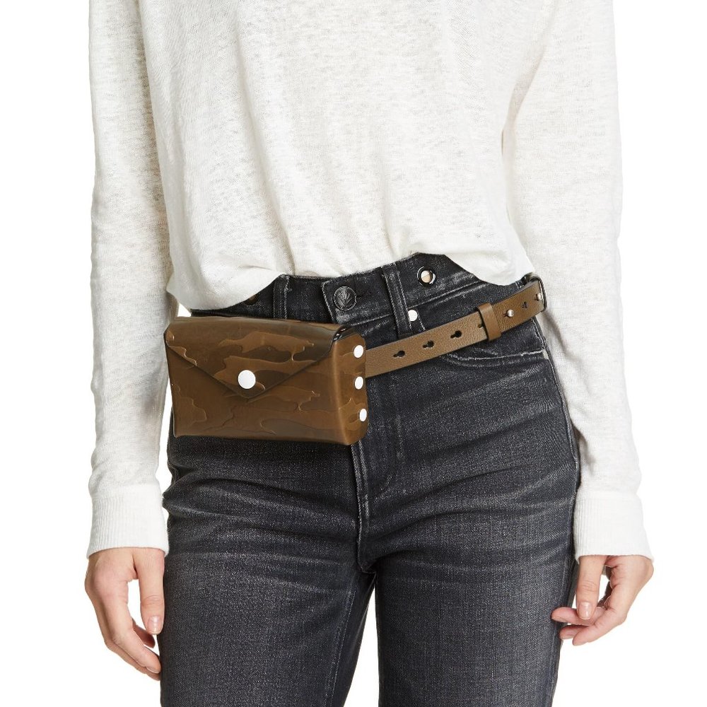 RAG AND BONE ATLAS BELT BAG - OLIVE - M/L